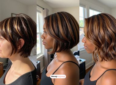 Short Brown Hair Ideas With Highlights