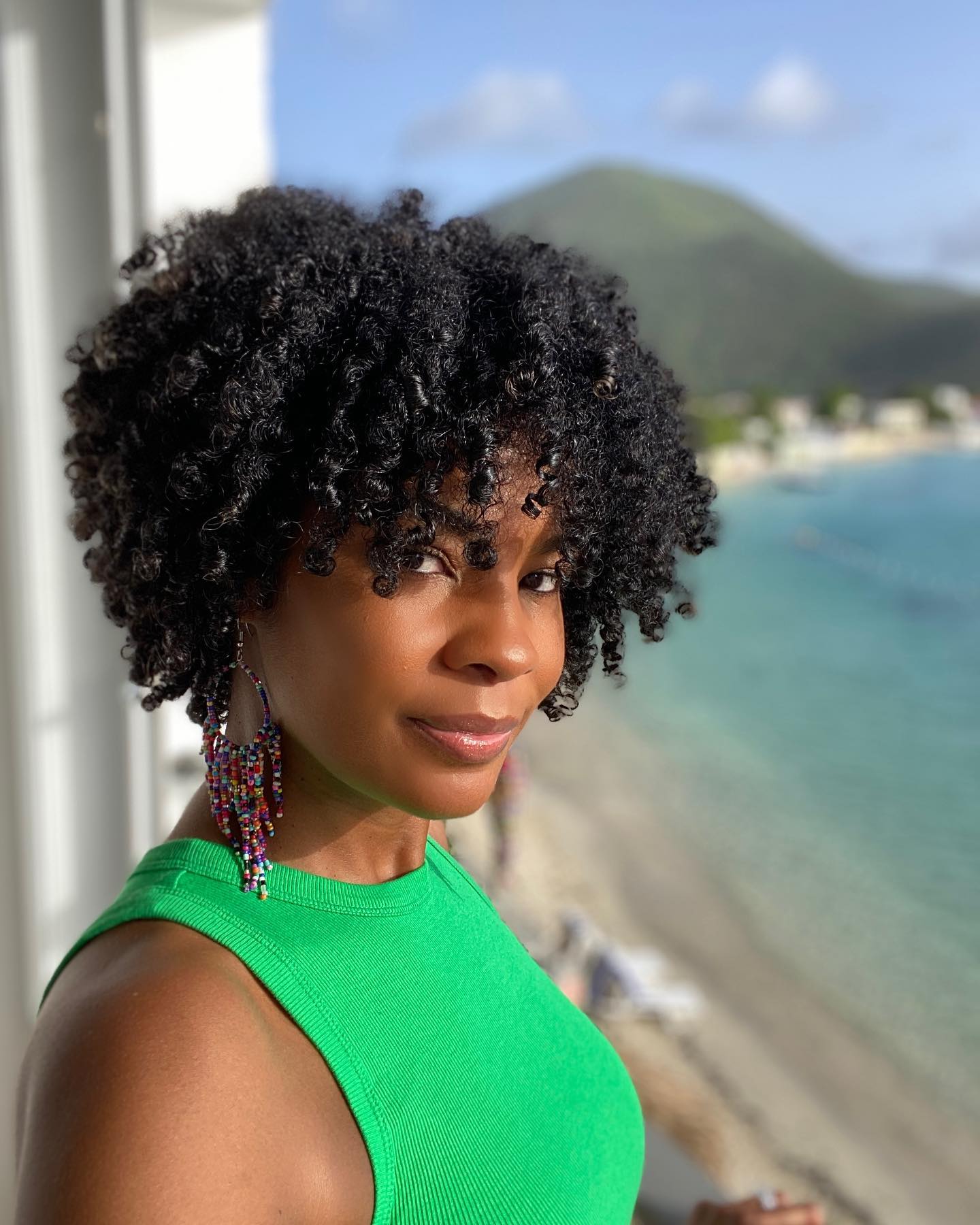 Medium Afro Hairstyle