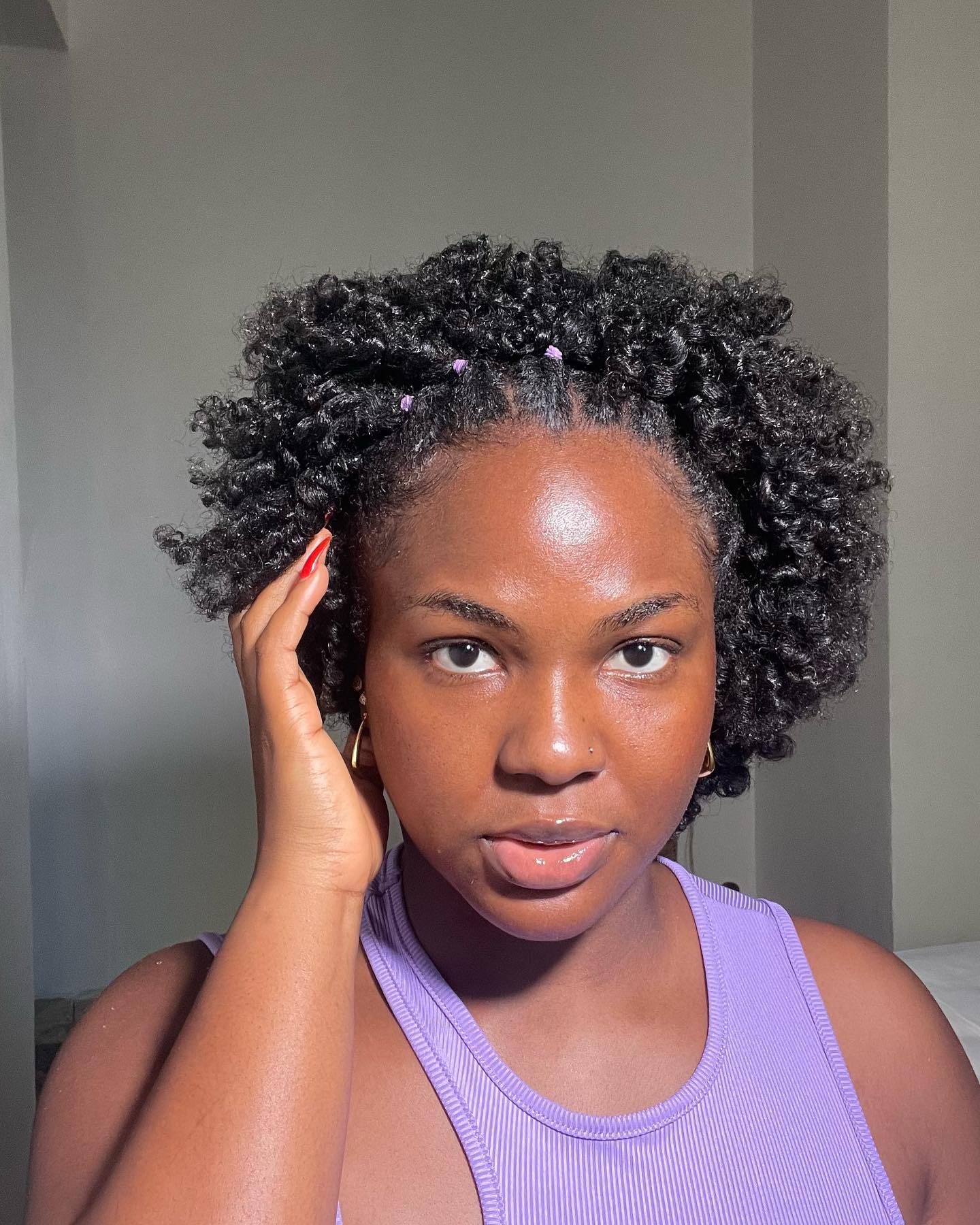 Twist and Curl Hairstyle