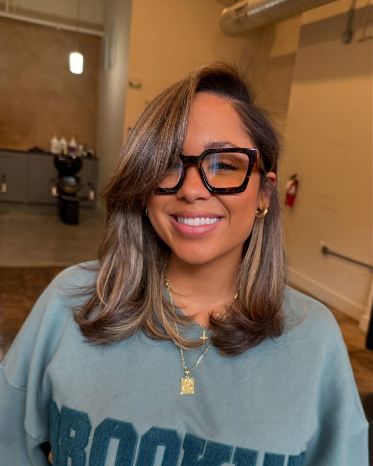 Silk Press With Sew In