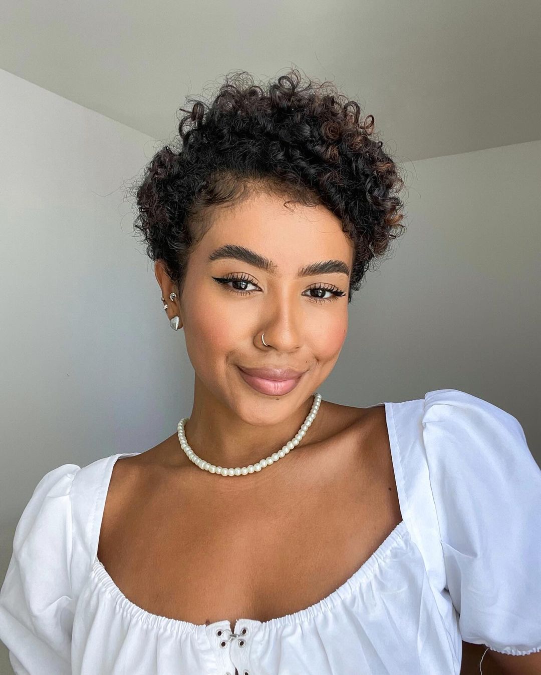 Defined Short TWA Hairstyle