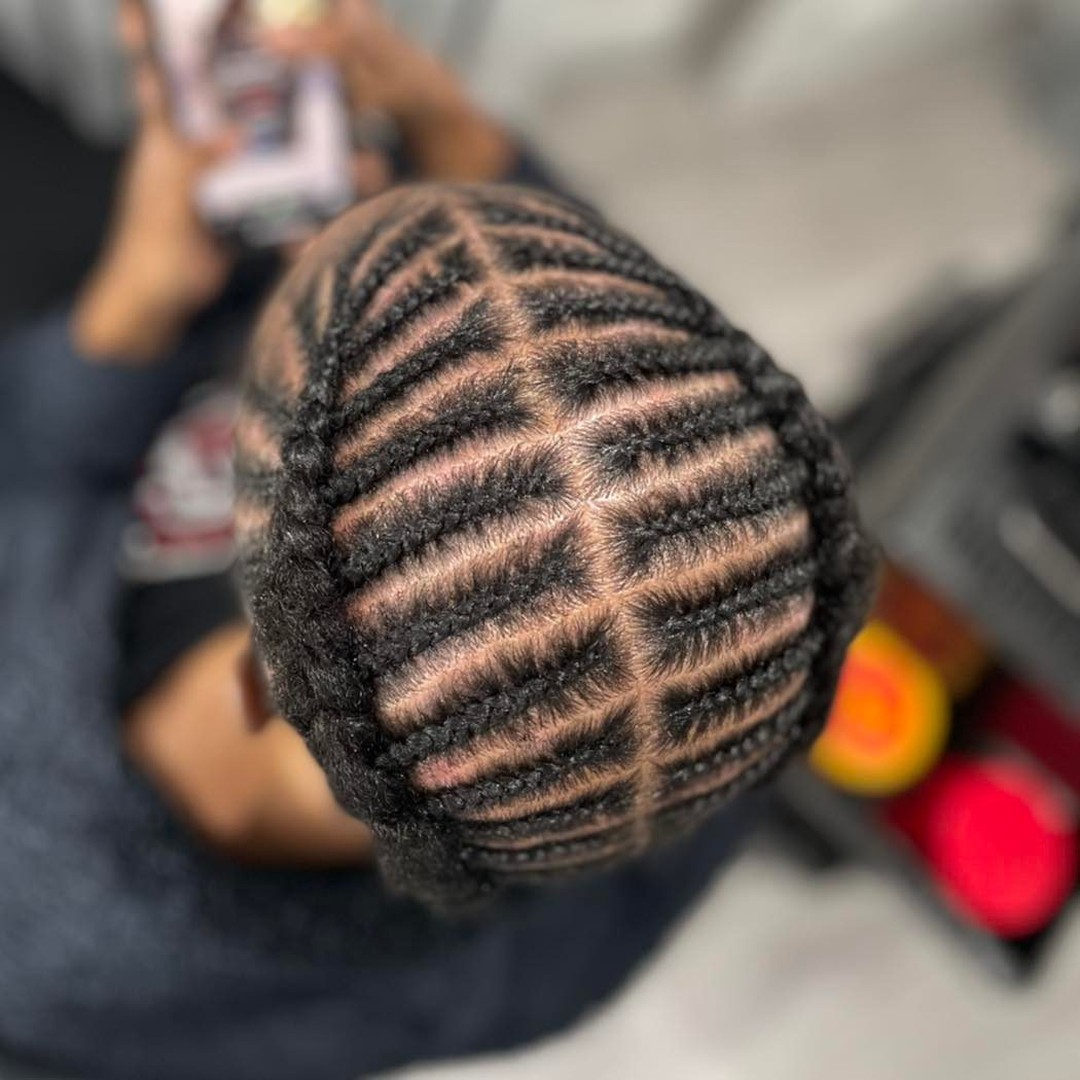 2 fishbones hairstyle