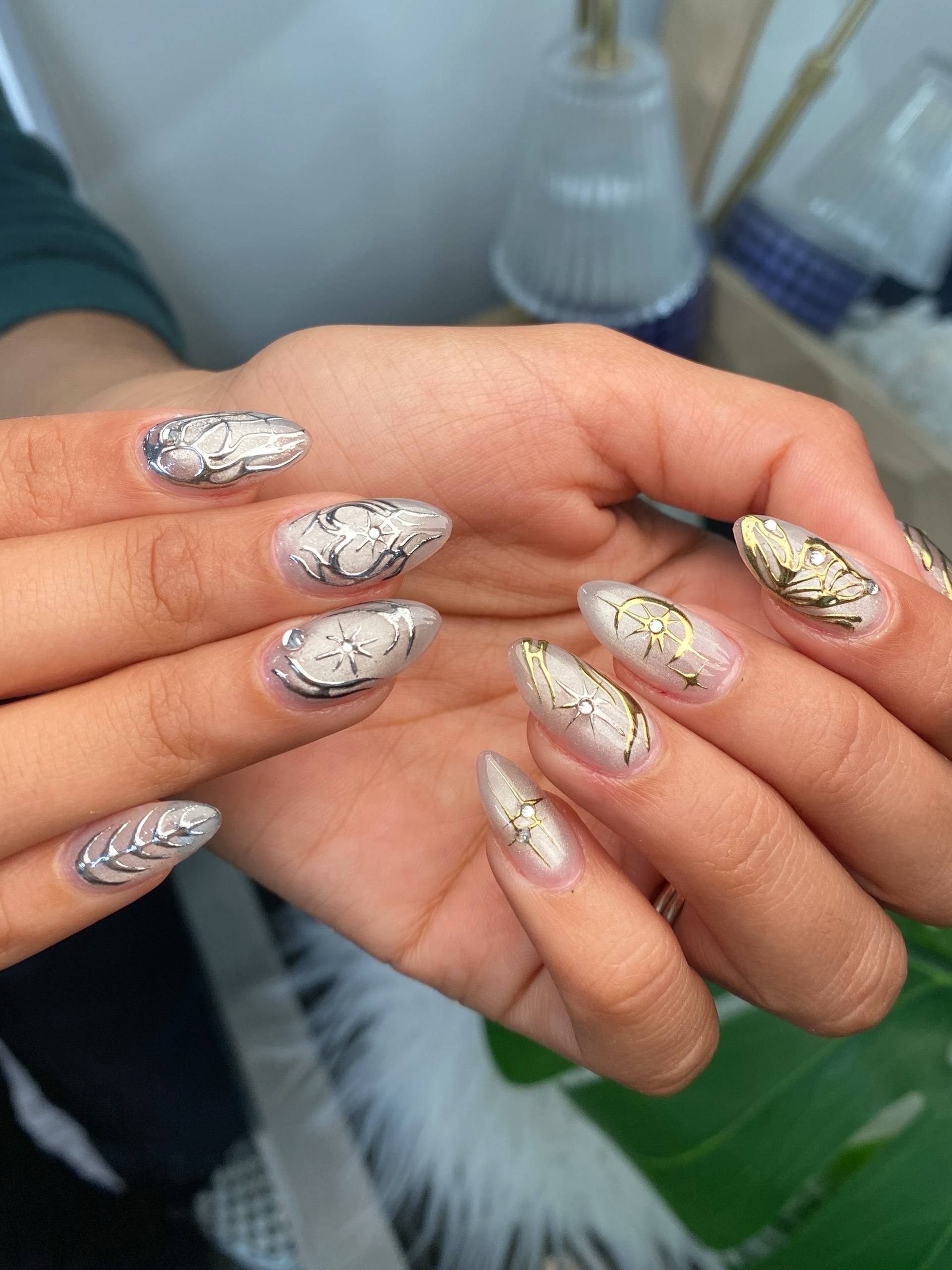 3D Summer Nail Art