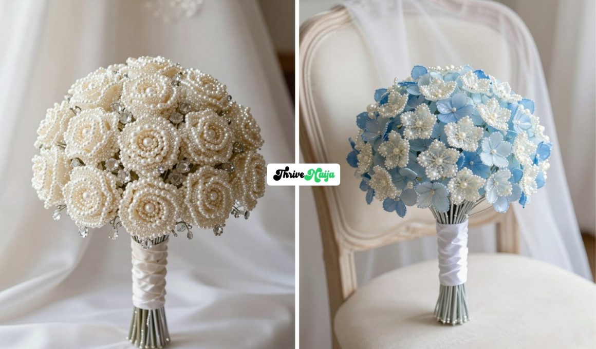 Beautiful Beaded Flowers Bouquet Ideas