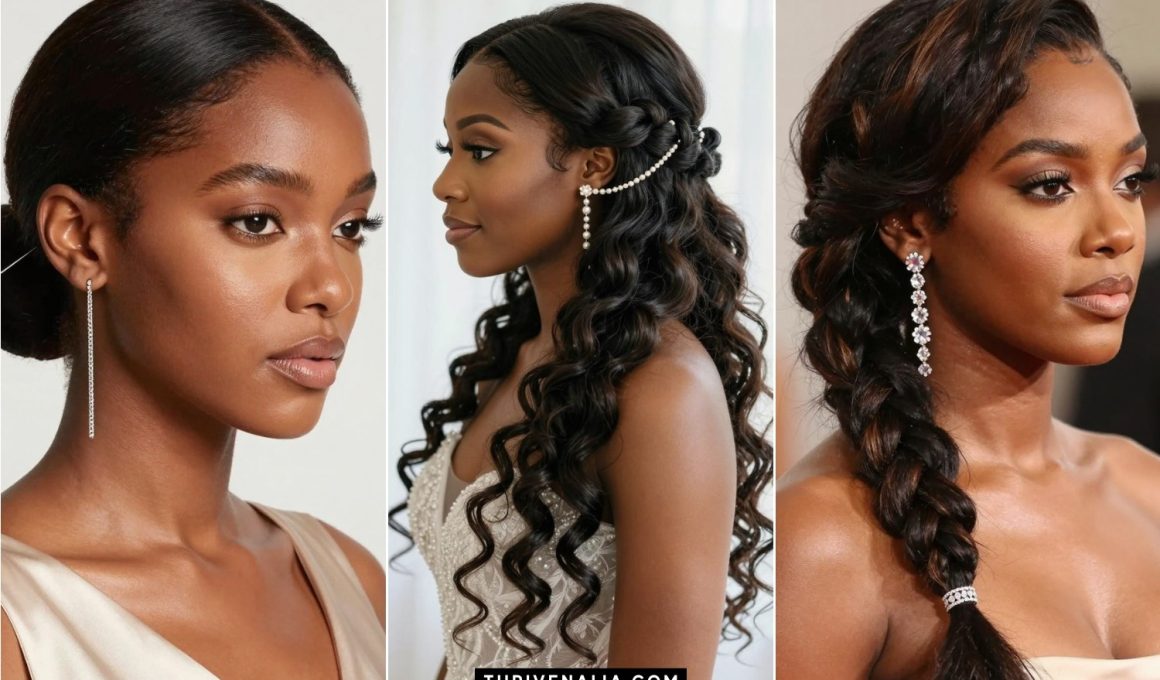 Beautiful Hairstyles With Earring Chain