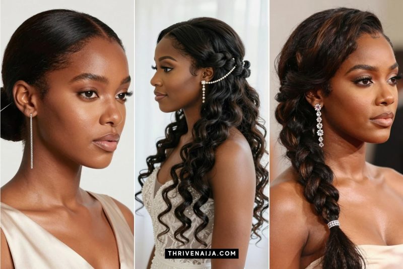 Beautiful Hairstyles With Earring Chain
