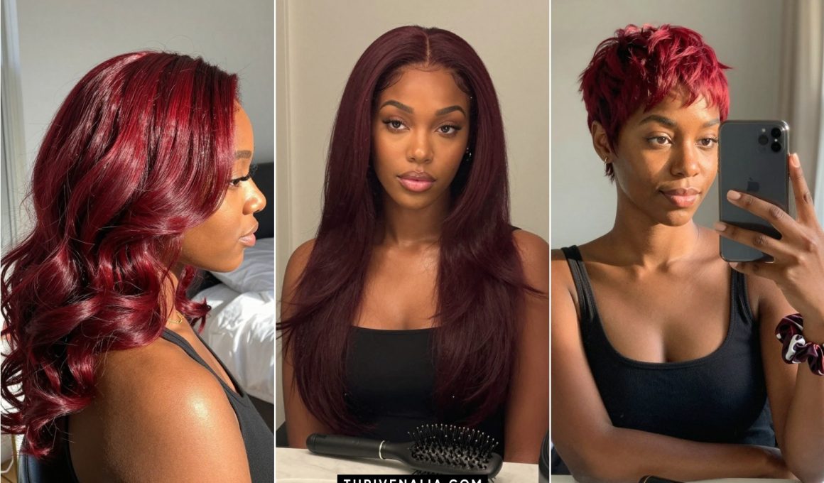 Cute Cherry Red Hair Color Ideas