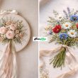 Embroidery Flower Bouquet Ideas