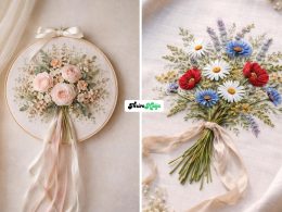 Embroidery Flower Bouquet Ideas