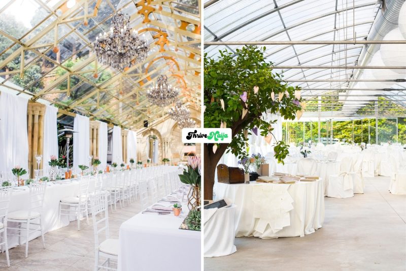 Lovely Glass Greenhouse Wedding Decor Ideas