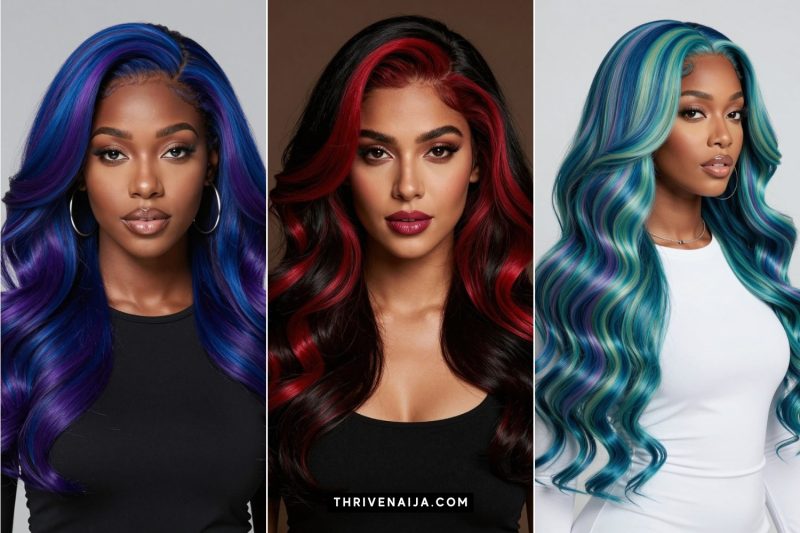 Lovely Pinwheel Hair Color Ideas