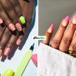 Pink & Yellow Summer Nails Ideas