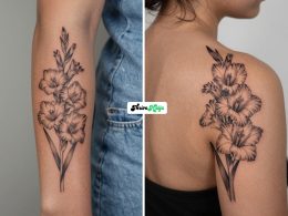 Stunning Gladiolus Flower Tattoo Ideas
