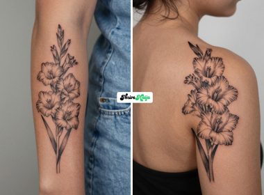 Stunning Gladiolus Flower Tattoo Ideas