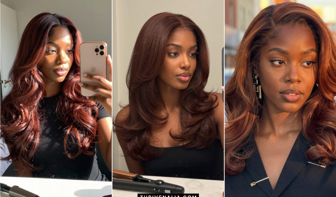 Trendy Cherry Brown Hair Color Ideas