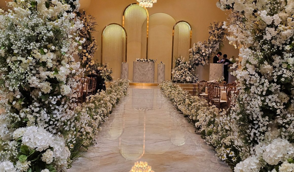Wedding Entrance Decor Walkways