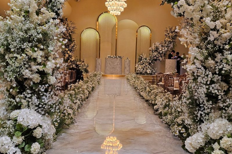 Wedding Entrance Decor Walkways