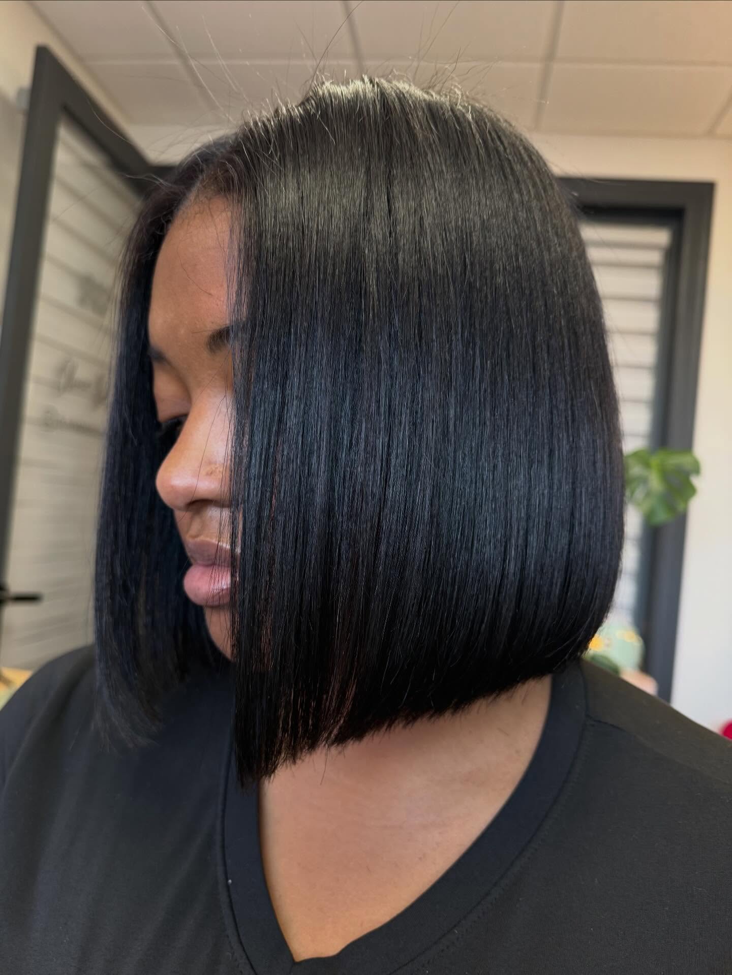 Blunt Bob Silk Press