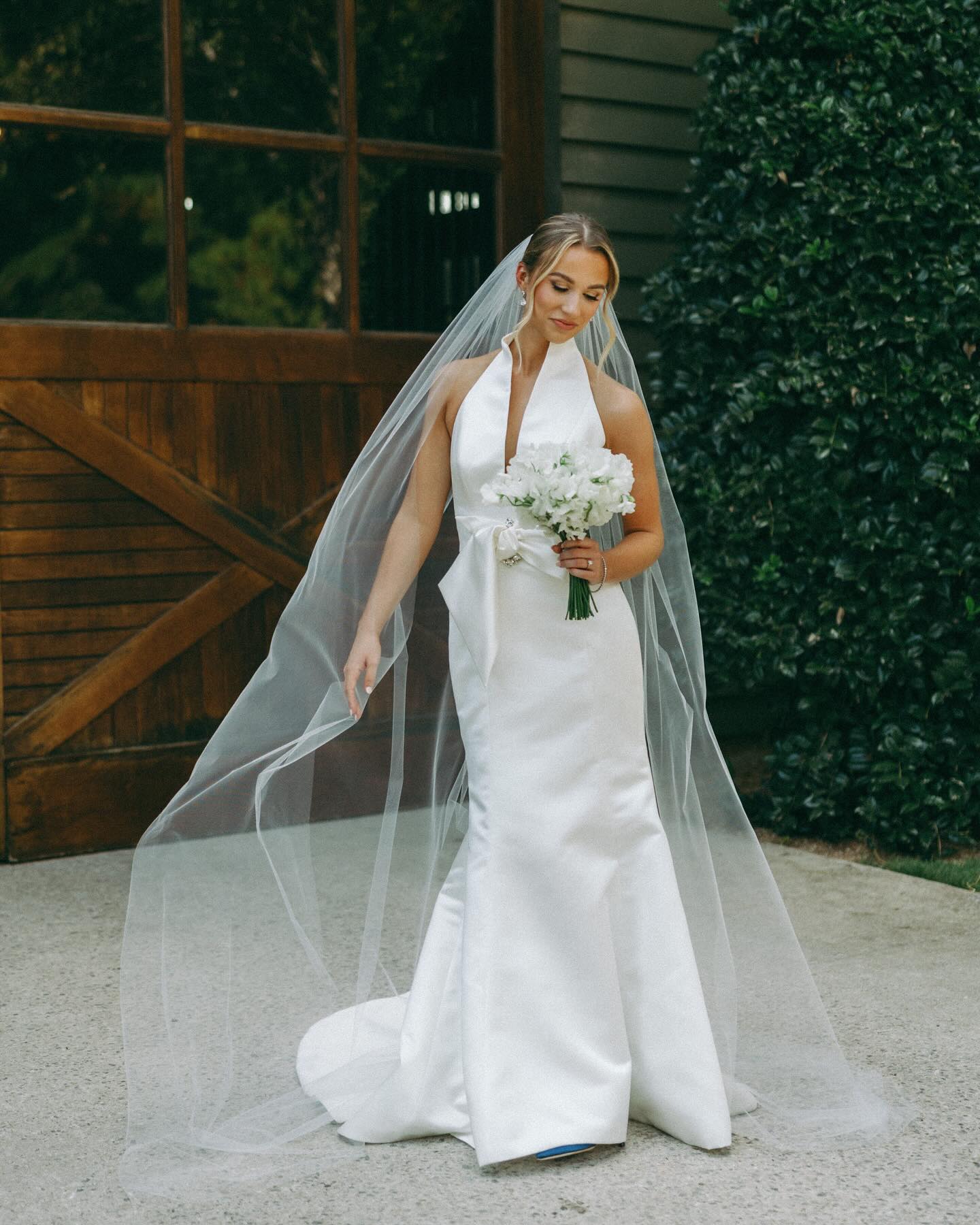 Halterneck Satin Mermaid Dress