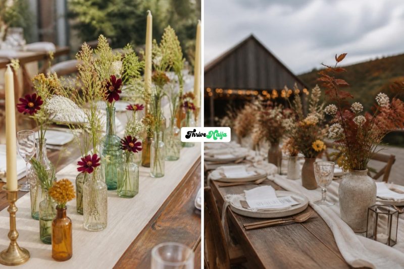 Adorable Fall Wedding Bud Vases to Fall in Love With