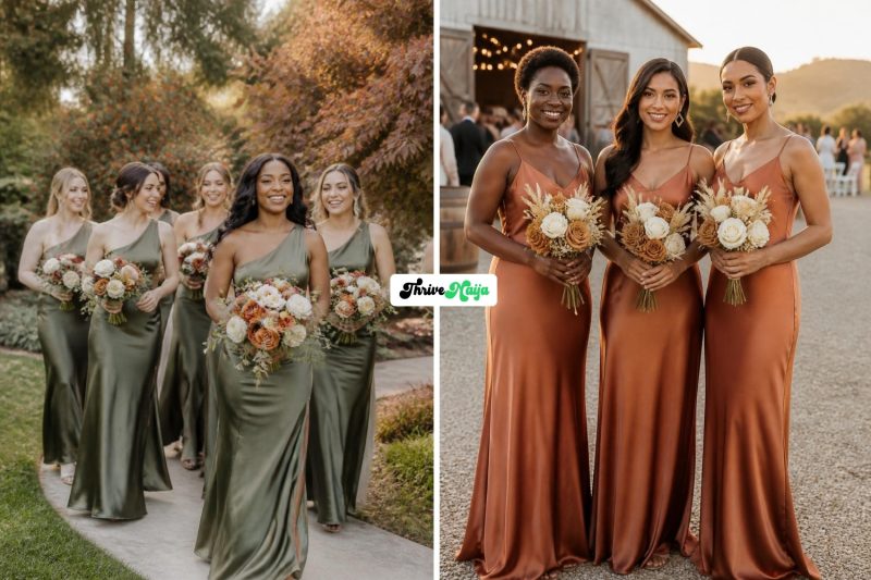 Beautiful Fall Wedding Bridesmaid Dresses
