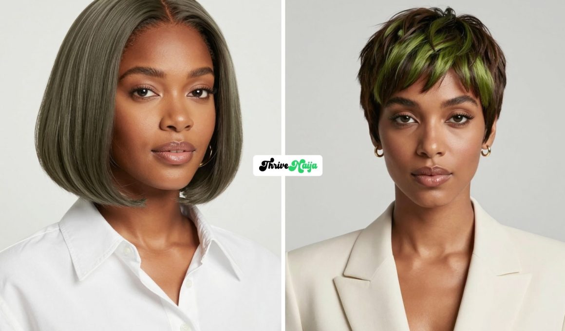 Beautiful Matcha Chocolate Hair Color Ideas