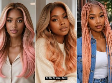 Beautiful Peach Hair Color Ideas