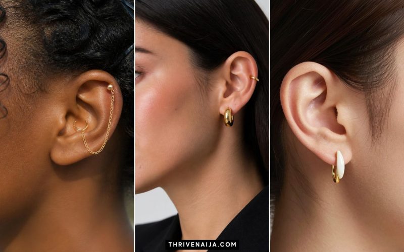 Double Ear Piercing Ideas