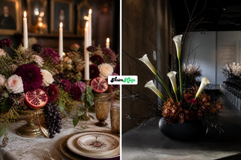 Exquisite Fall Wedding Flower Arrangements