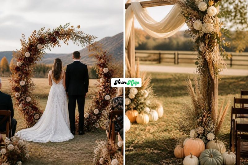 Fall Wedding Arch Ideas You'll Love