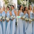 Gorgeous Baby Blue Bridesmaid Dress Ideas