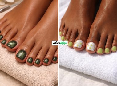 Gorgeous Green Pedicure Design Ideas