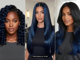 Lovely Black Blue Hair Color Ideas