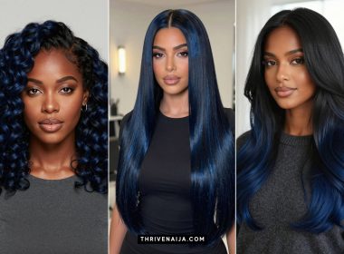 Lovely Black Blue Hair Color Ideas