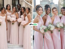 Most Beautiful Light Pink Bridesmaid Dresses