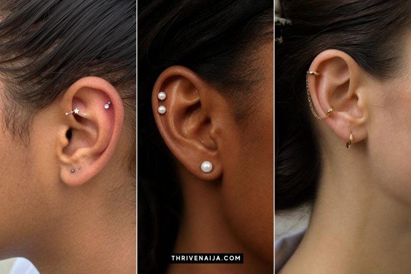 Must-Try Triple Ear Piercing Ideas