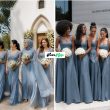 Amazing Dusty Blue Bridesmaid Dresses to Try