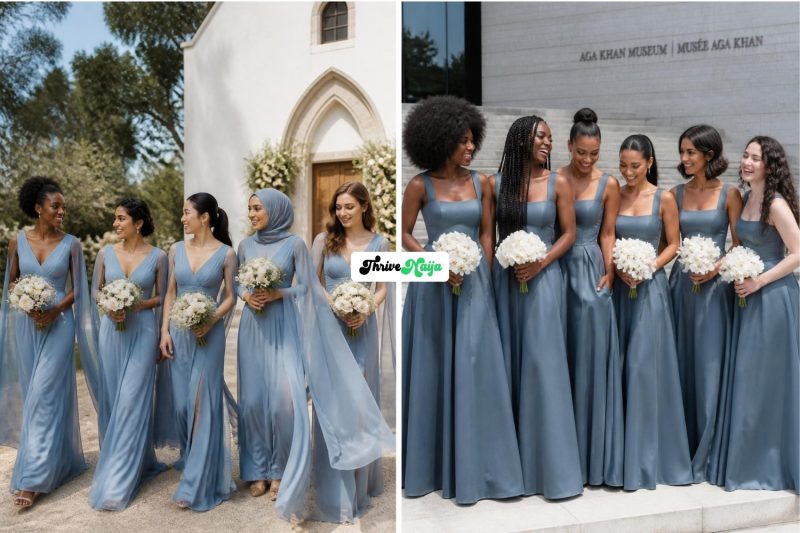 Amazing Dusty Blue Bridesmaid Dresses to Try