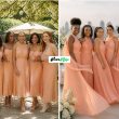 Cute Peach Bridesmaid Dresses You’ll Love