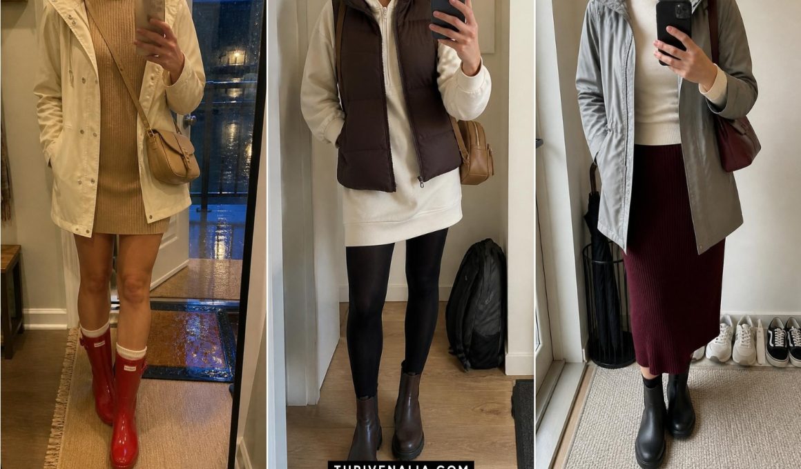Cute Rainy Fall Outfits for Women This Year