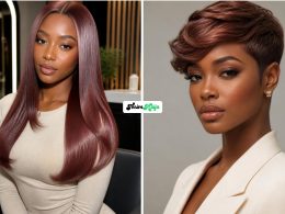 Cute Rose Brown Hair Color Ideas