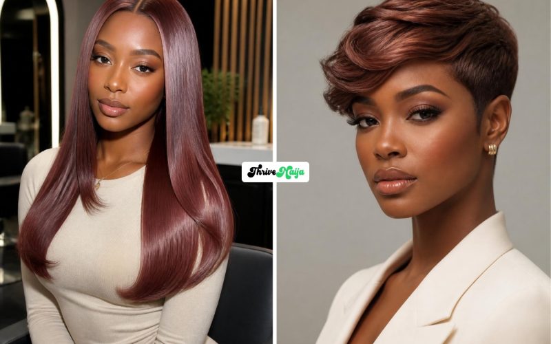 Cute Rose Brown Hair Color Ideas