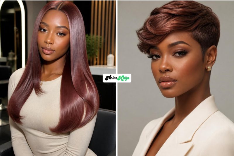 Cute Rose Brown Hair Color Ideas
