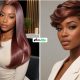 Cute Rose Brown Hair Color Ideas
