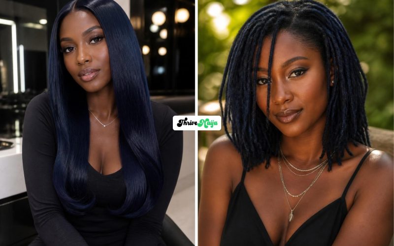 Cutest Midnight Blue Hair Color Ideas