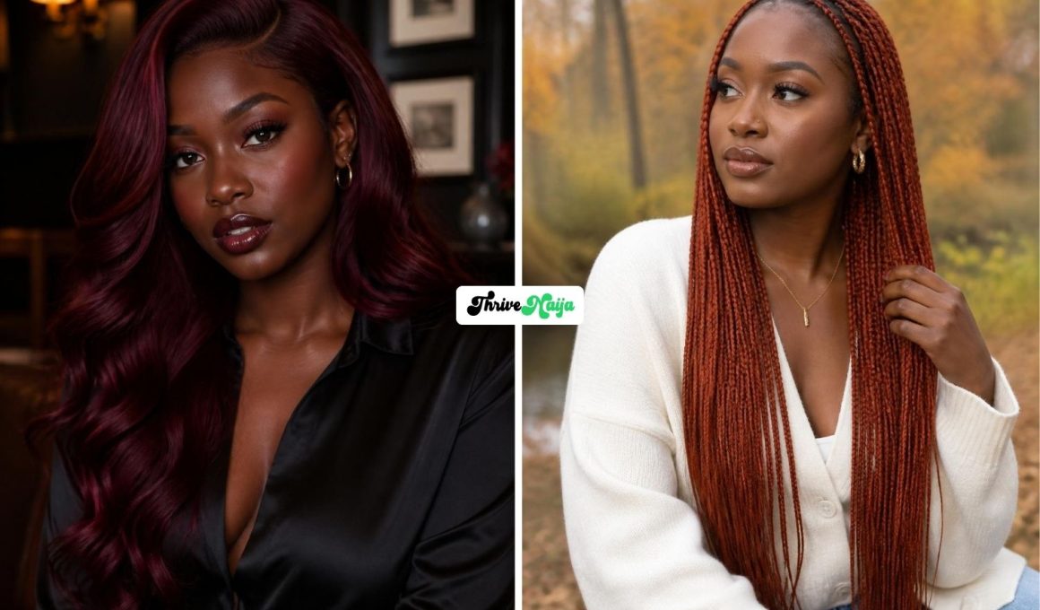 Fall Color Hair Ideas for Black Women