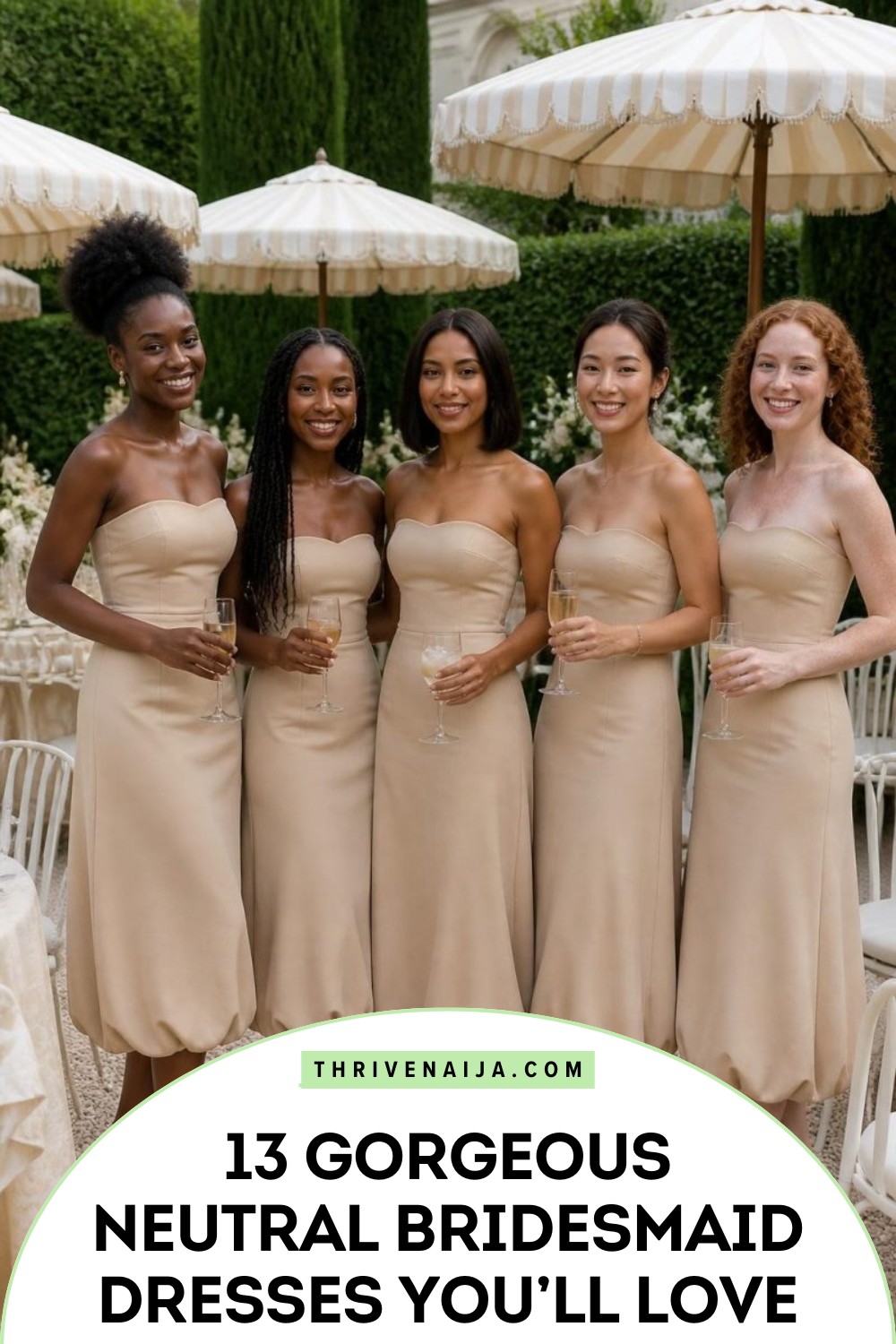 Gorgeous Neutral Bridesmaid Dresses You’ll Love