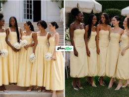 Latest Butter Yellow Bridesmaid Dresses That Look Great