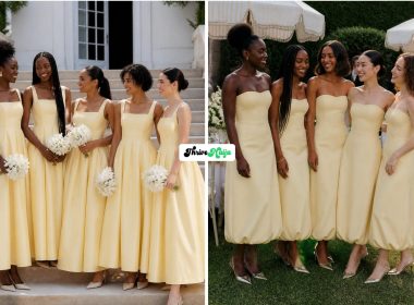 Latest Butter Yellow Bridesmaid Dresses That Look Great
