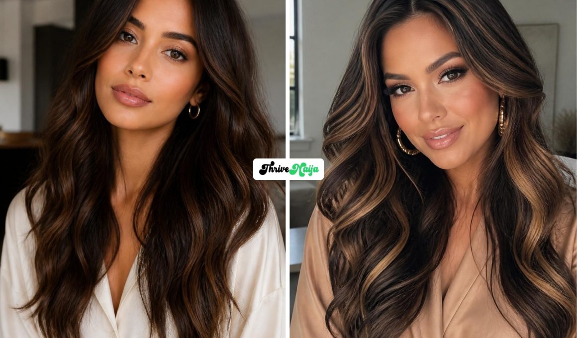 Lovely Brownie Batter Hair Color Ideas